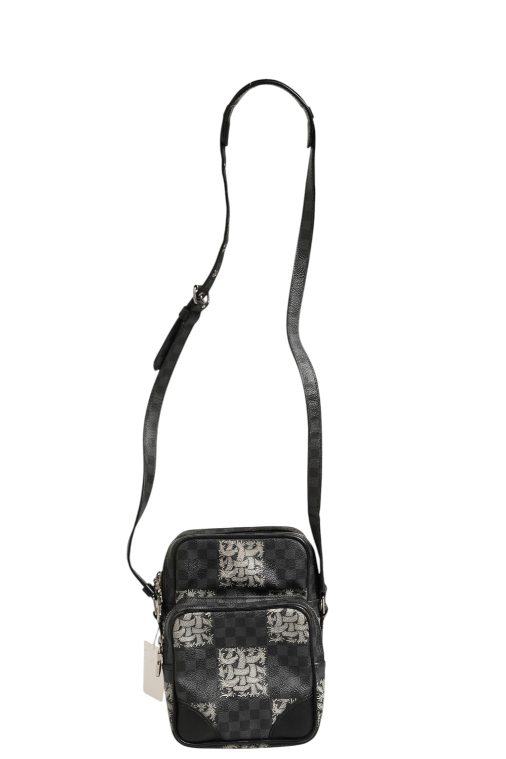Black Damier Graphite Canvas Amazon Christopher Nemeth Shoulder Bag
