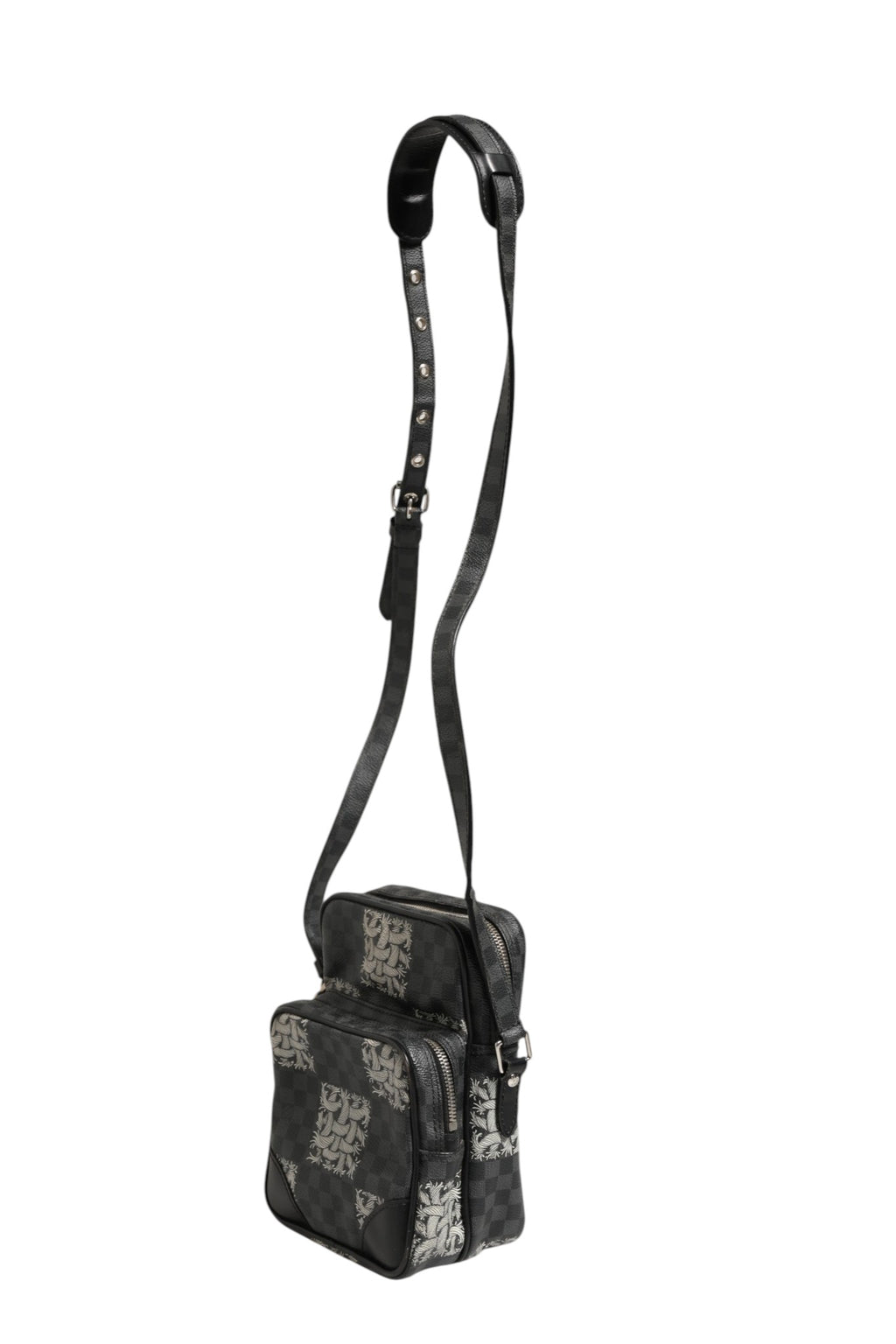 Black Damier Graphite Canvas Amazon Christopher Nemeth Shoulder Bag