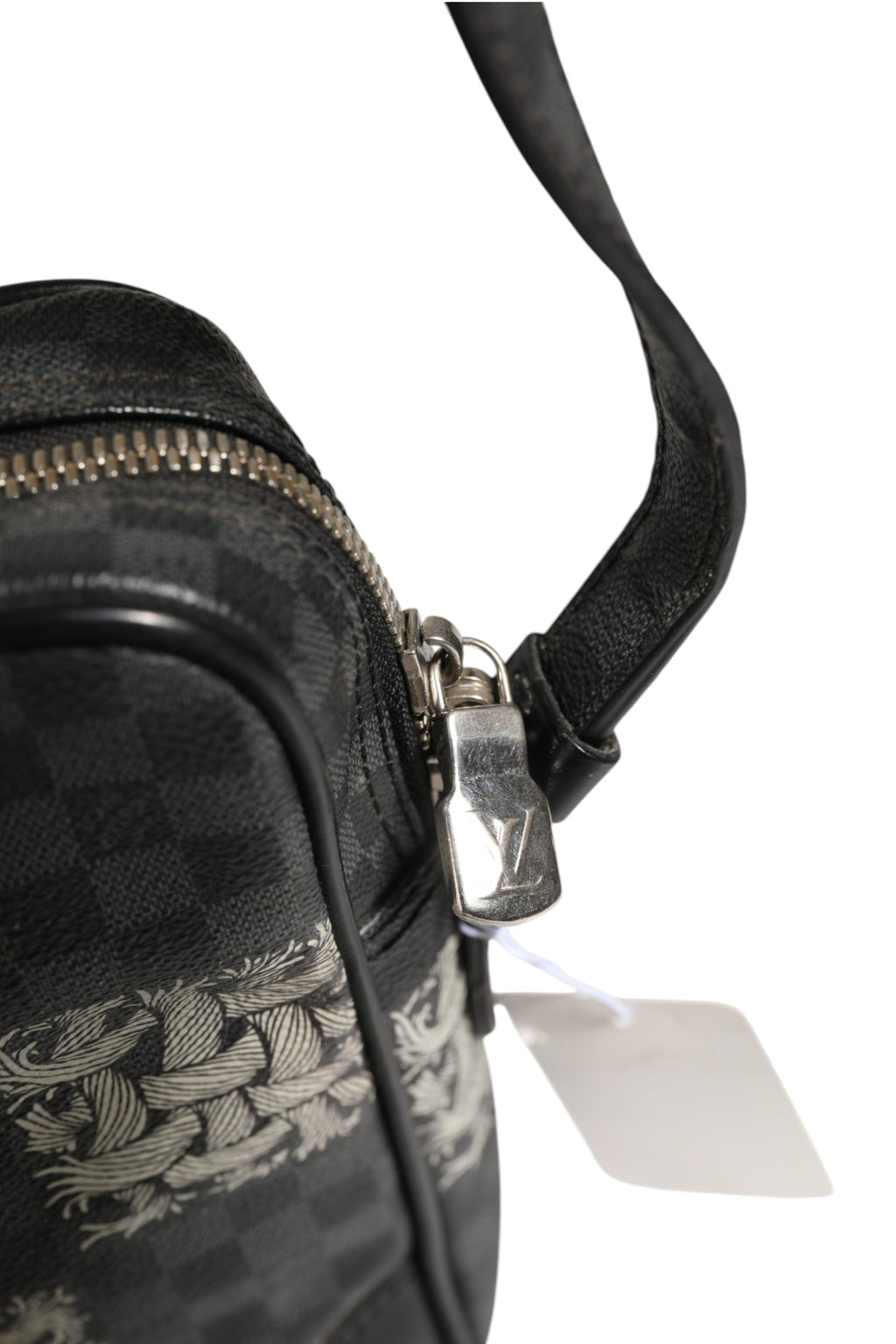 Black Damier Graphite Canvas Amazon Christopher Nemeth Shoulder Bag