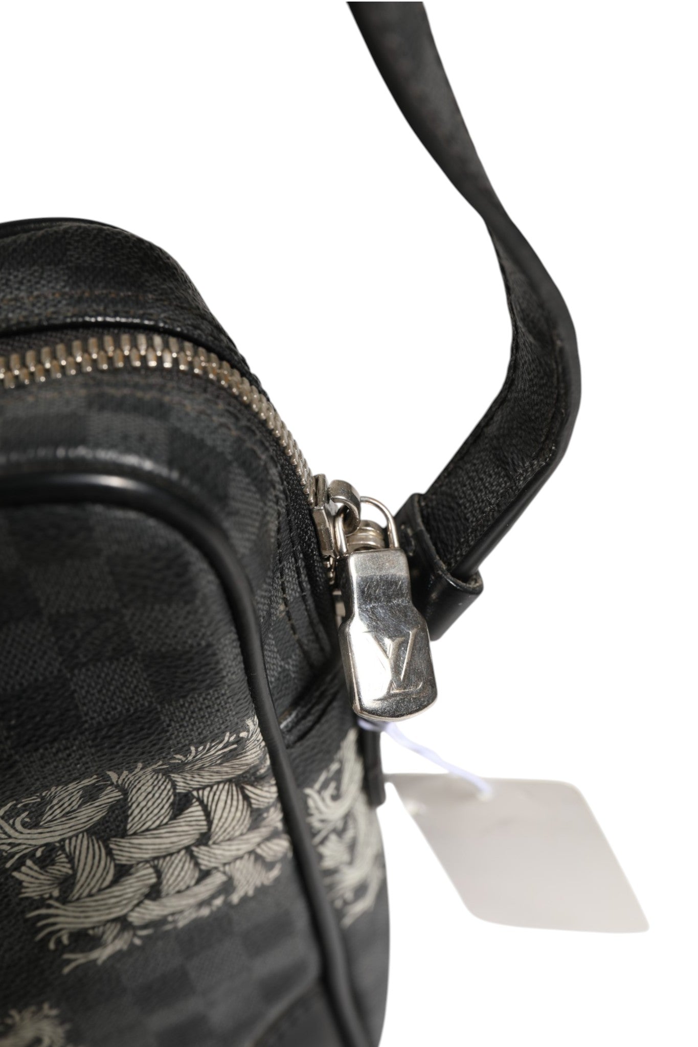 Black Damier Graphite Canvas Amazon Christopher Nemeth Shoulder Bag