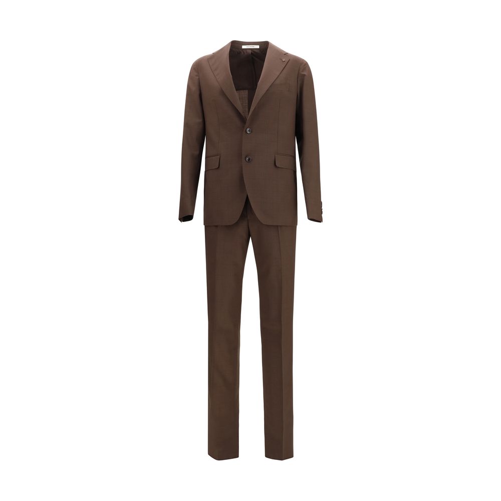Brown Wool Oves Aries Two-Piece Suit