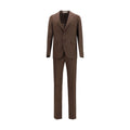 Brown Wool Oves Aries Two-Piece Suit