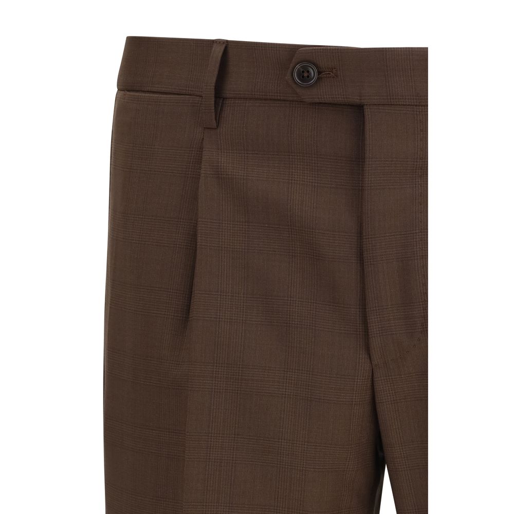 Brown Wool Oves Aries Two-Piece Suit