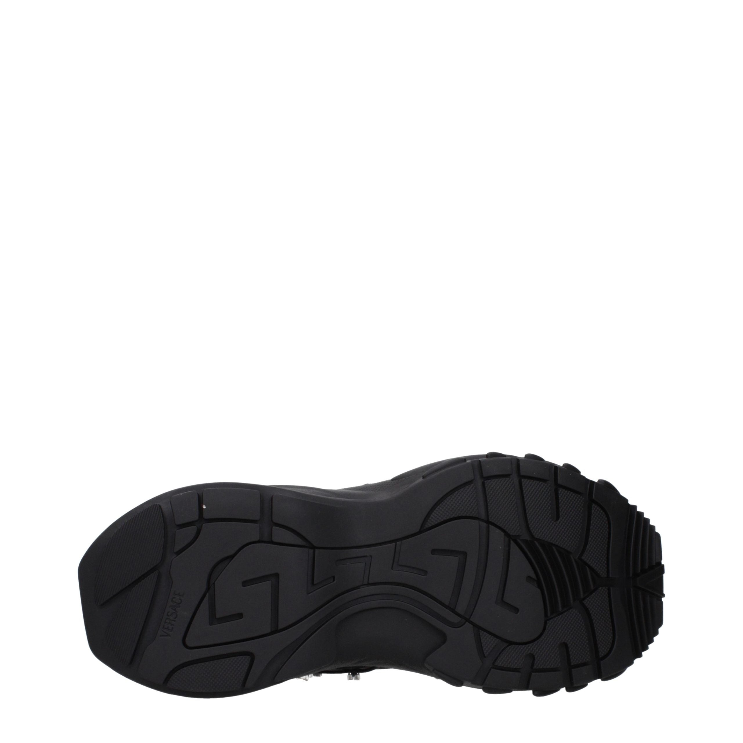 Black Fabric Sneakers