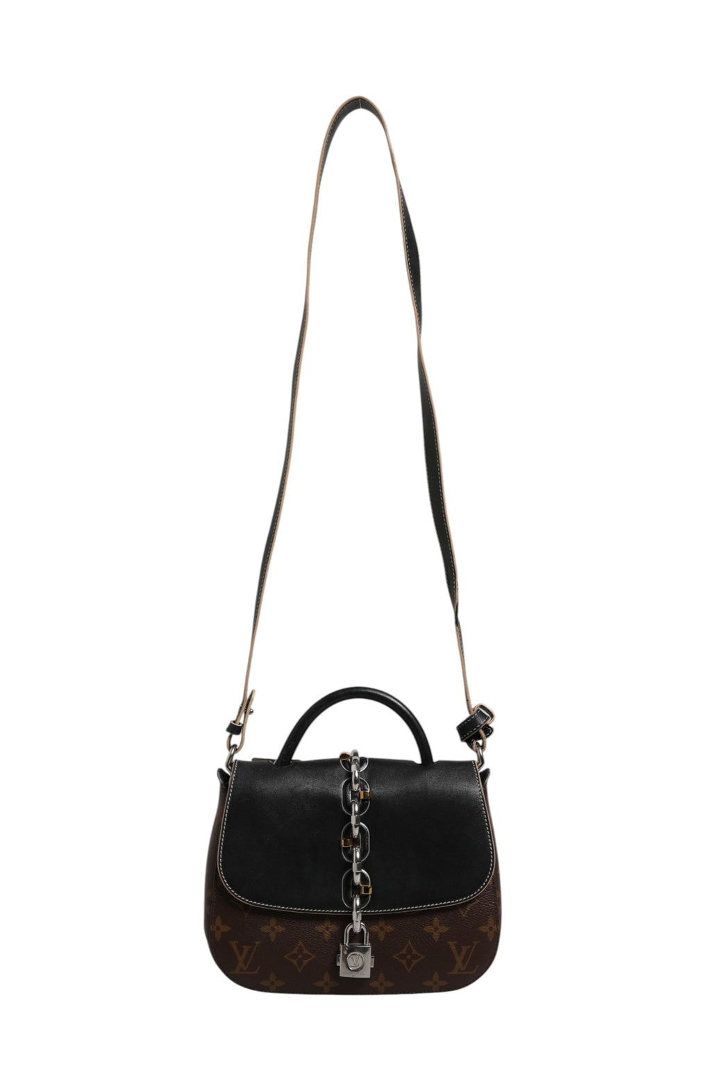 Calfskin Monogram Chain It Bag PM Black
