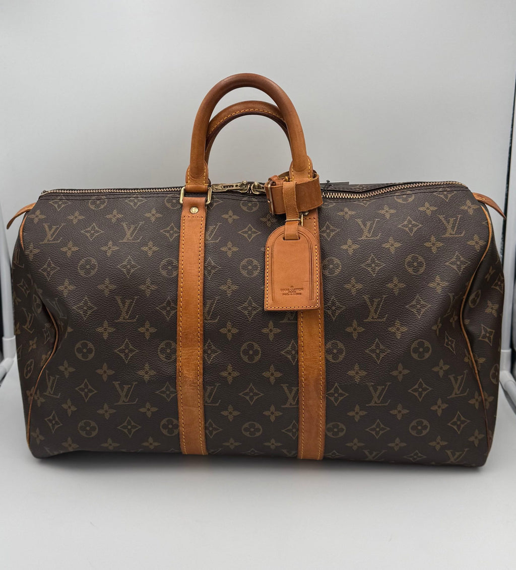 LOUIS VUITTON KEEPALL 45 Monogram Handbag