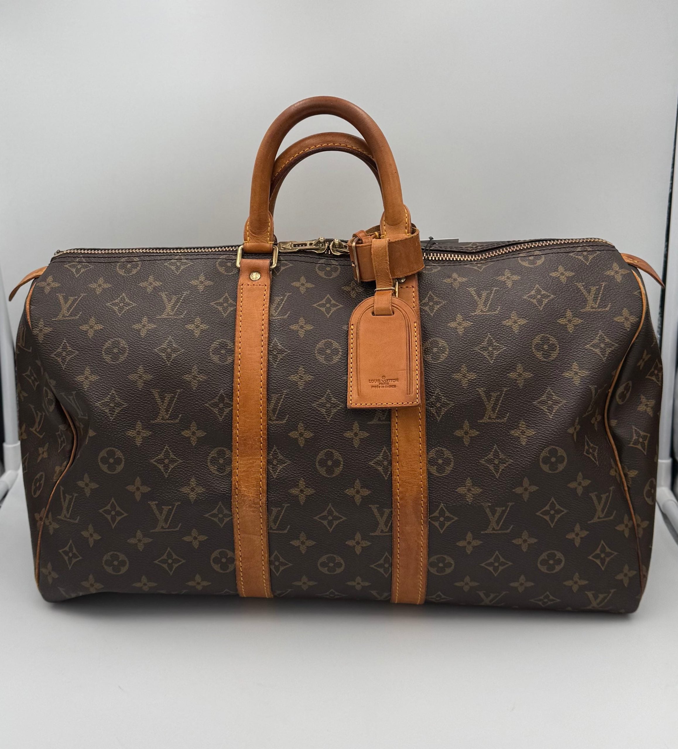 LOUIS VUITTON KEEPALL 45 Monogram Handbag