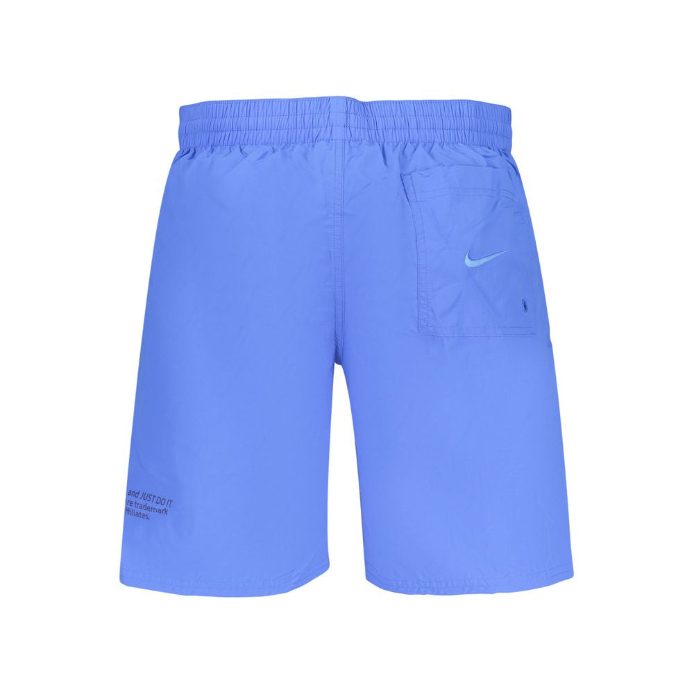Blu Poliestere Uomo Shorts