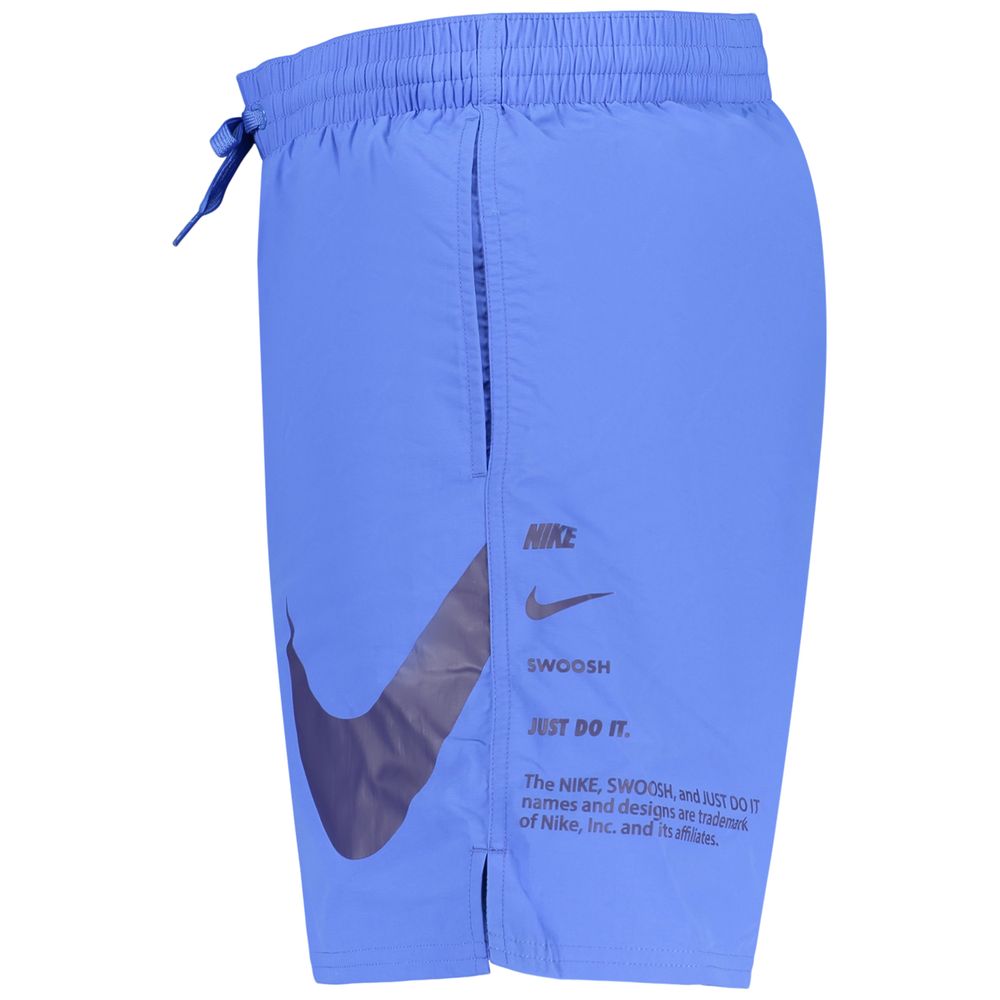Blu Poliestere Uomo Shorts