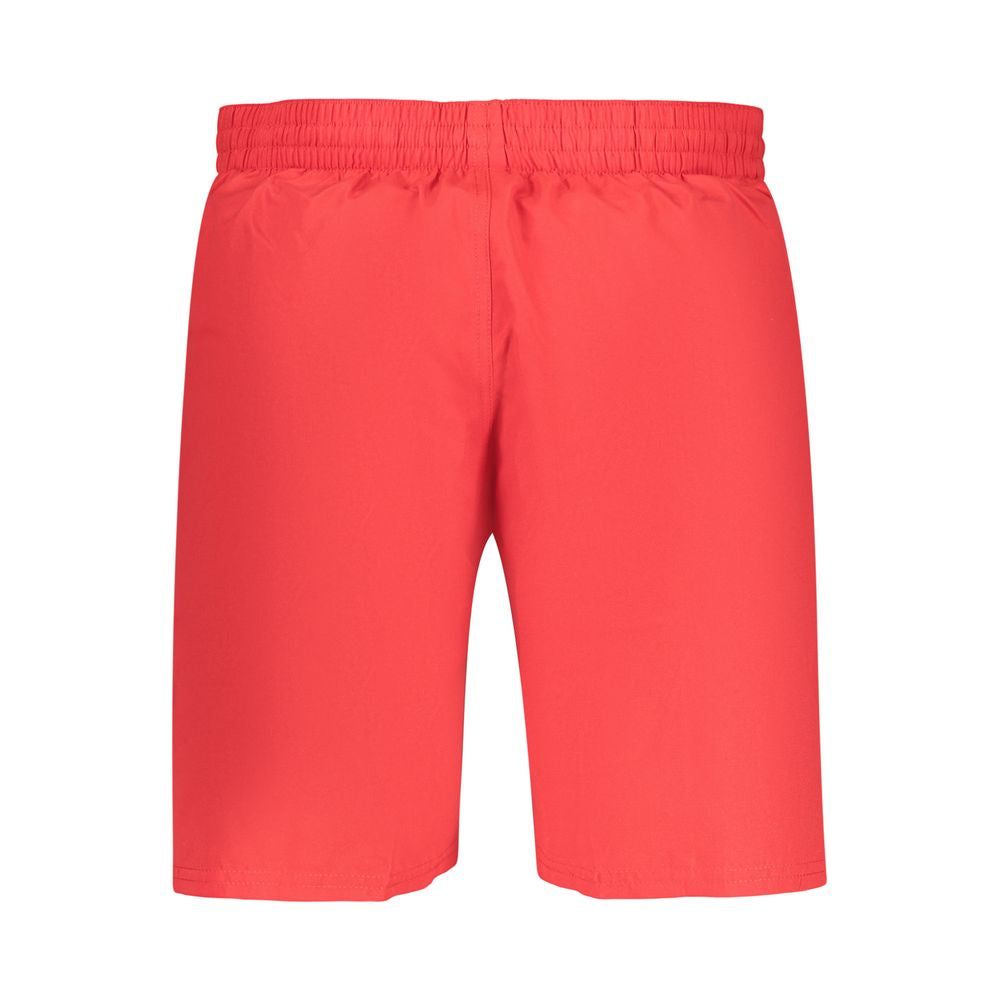 Rosso Polyester Mens Boxer