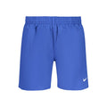 Blue Polyester Men's Swimwear