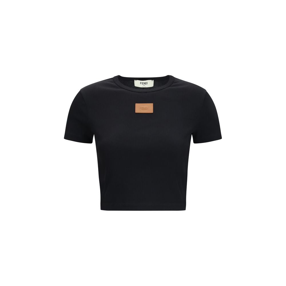 Black Cotton T-Shirt