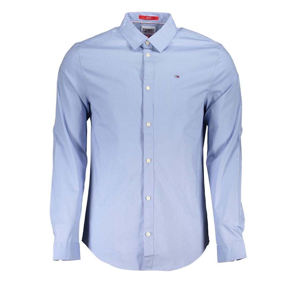 Azure Cotton Men's Shirt