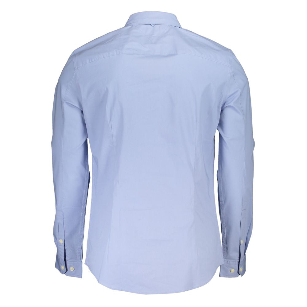 Azure Cotton Men's Shirt