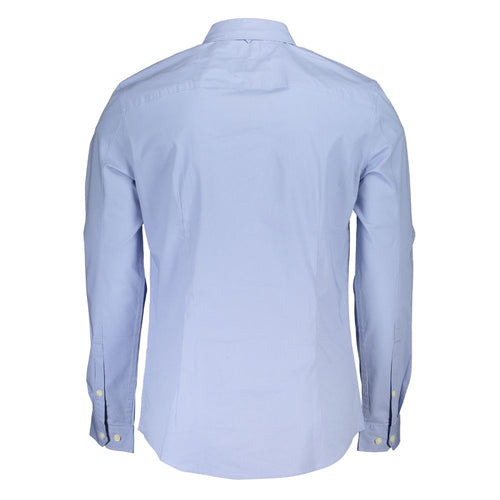 Azure Cotton Men's Shirt