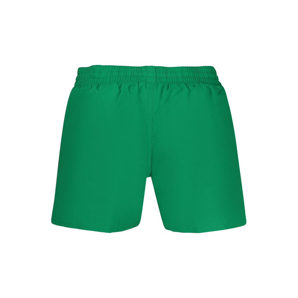 Green Polyester Men's Swimwear