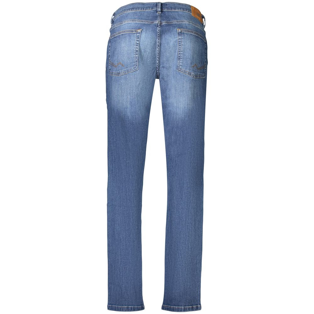 Blue Cotton Men's Jeans