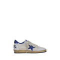 White Goatskin Low Top Sneakers