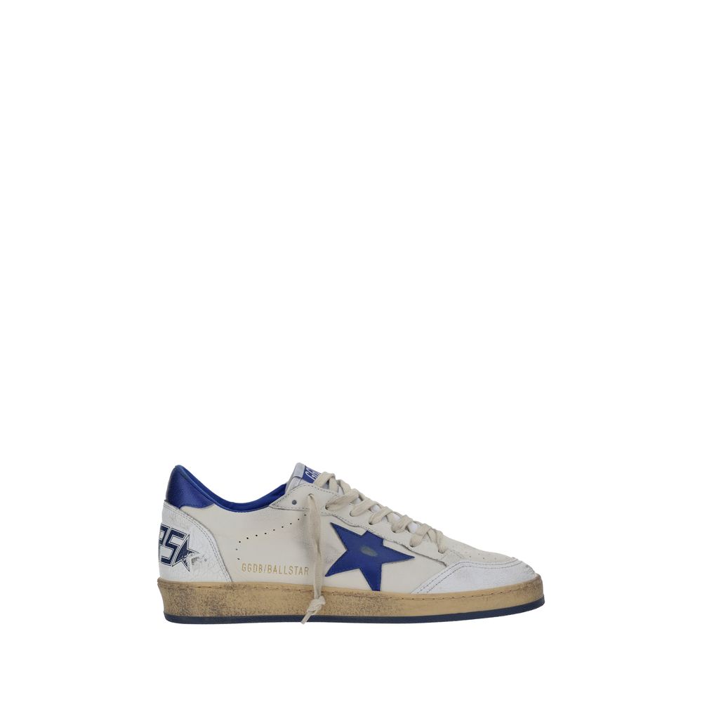 White Goatskin Low Top Sneakers