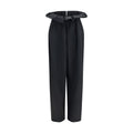 Black Wool Oves Aries Casual Pants