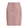 Multicolor Silk Mini Skirt