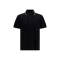 Black Cotton Polo Shirt