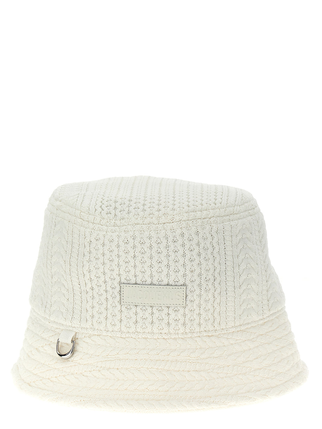 White Viscose Bucket Hat