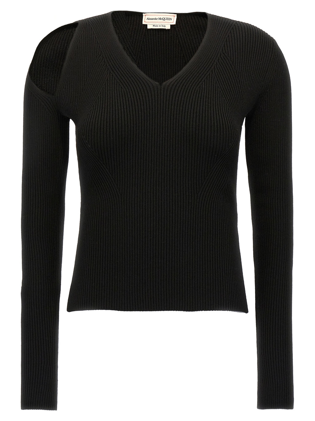 Black Wool Cardigan