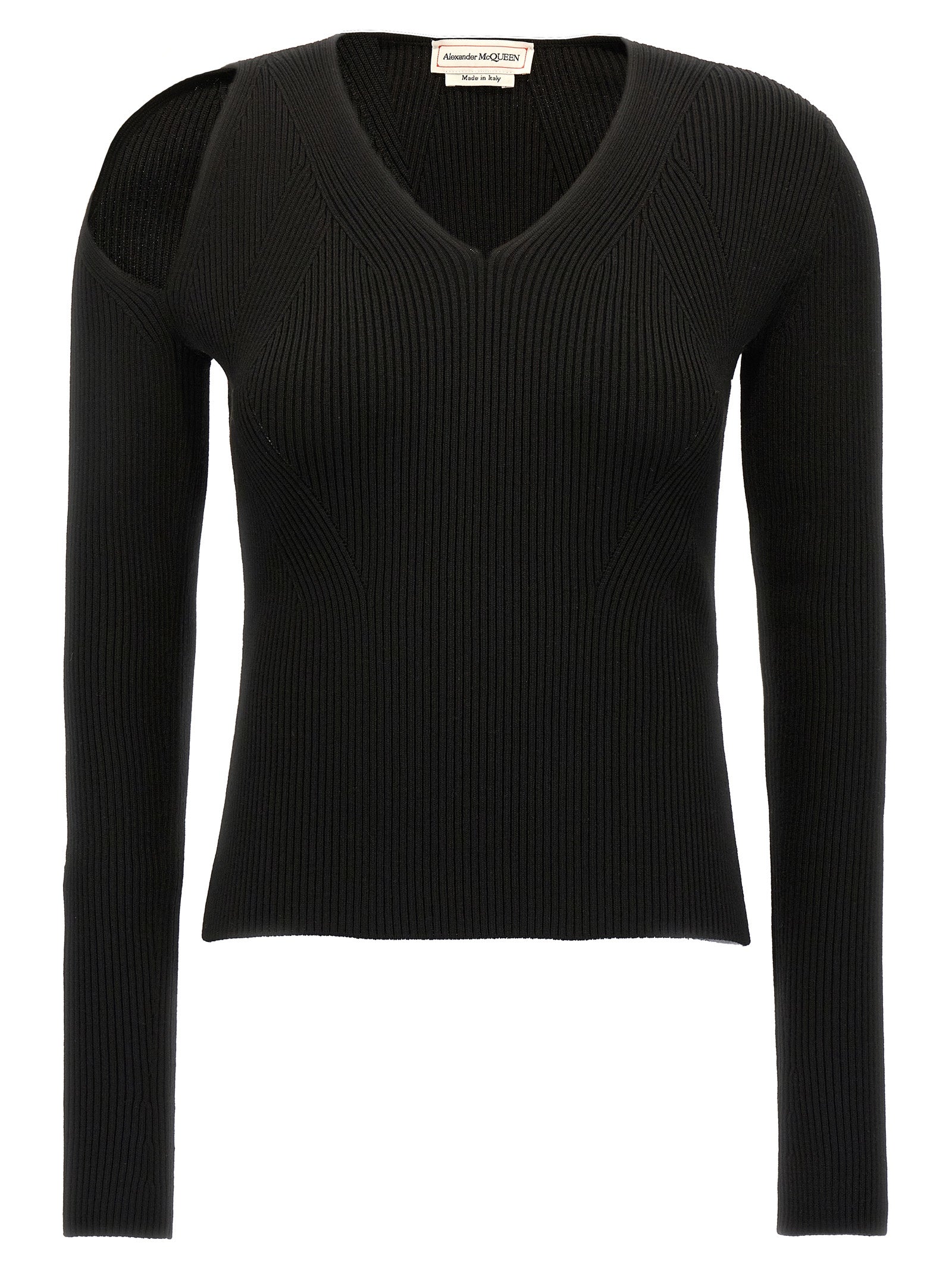 Black Wool Cardigan