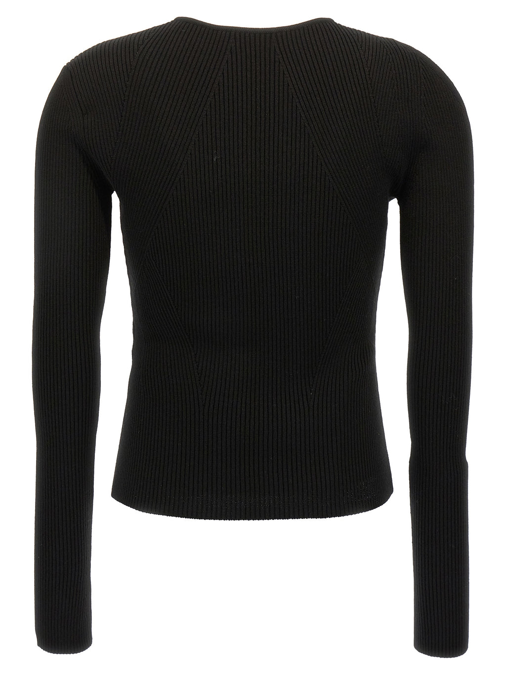 Black Wool Cardigan