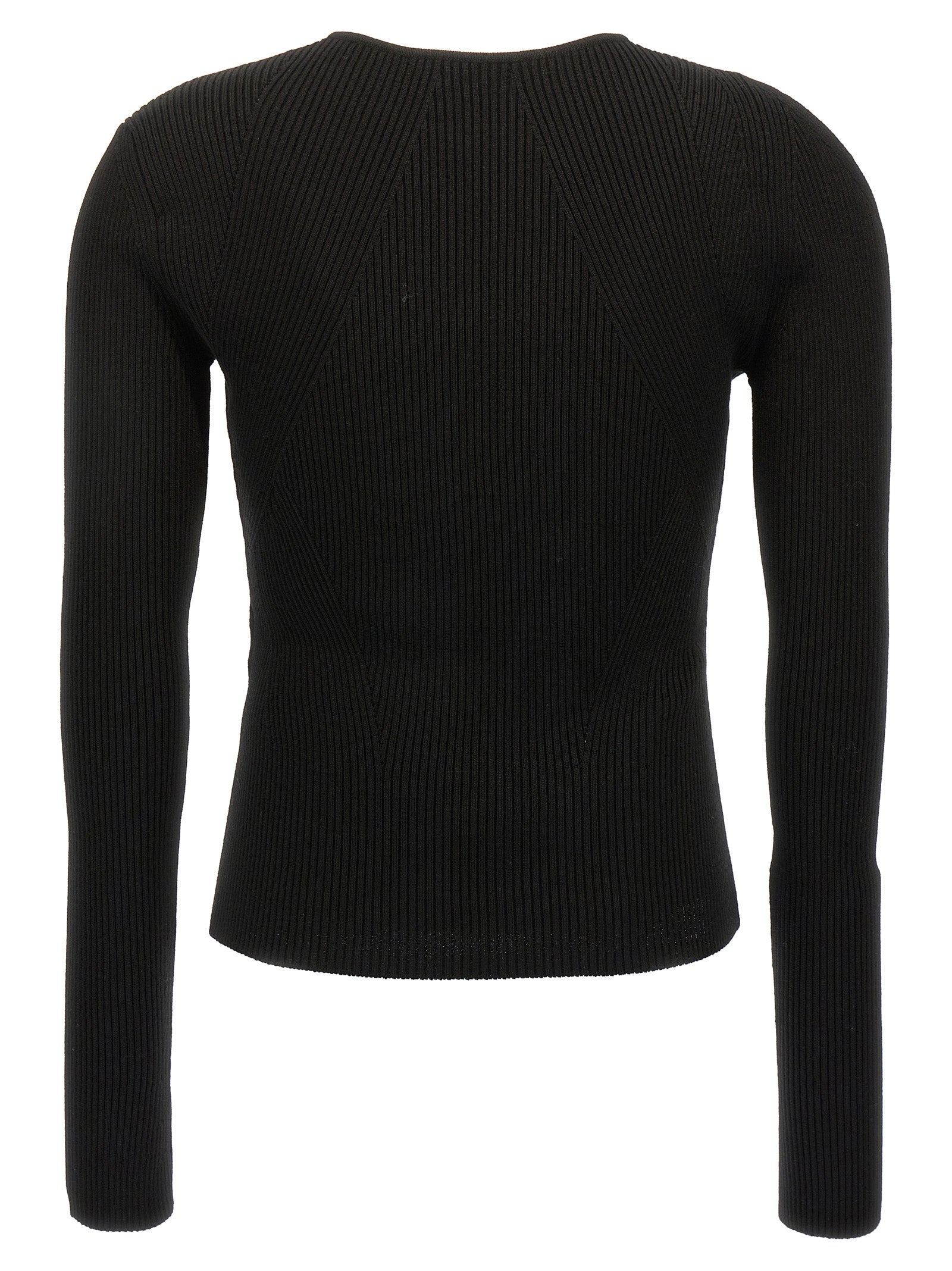 Black Wool Cardigan