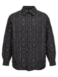 Gray Polyamide Shell Jacket
