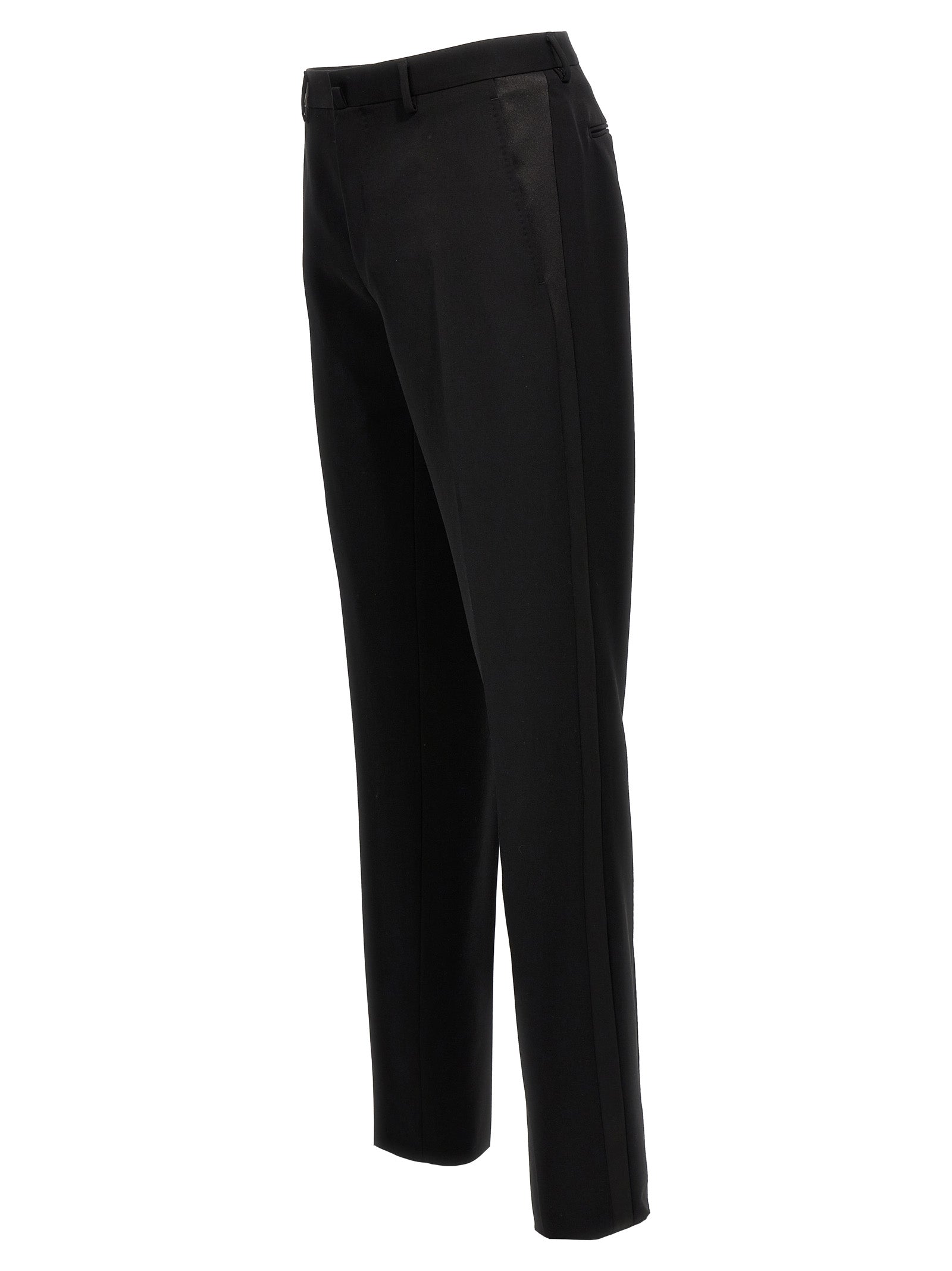 Black Wool Dress Pants