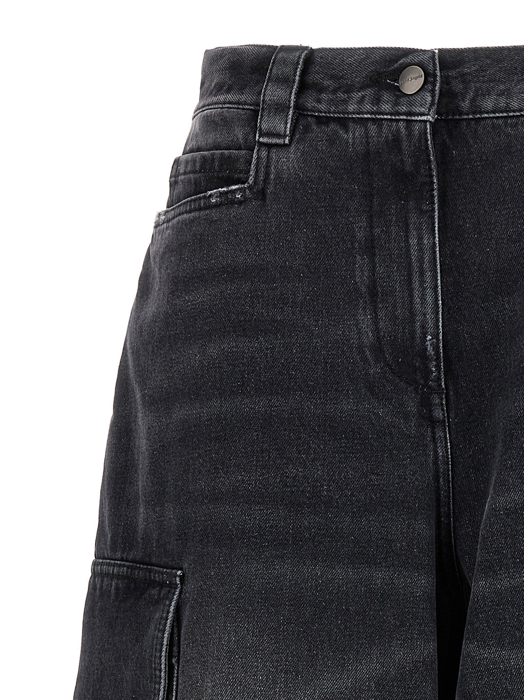 Gray Cotton Cargo Shorts