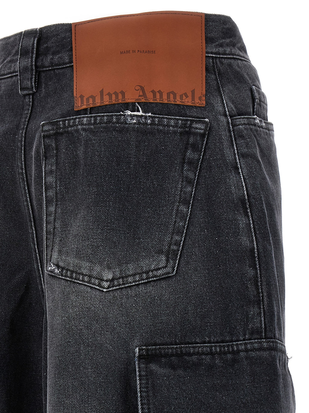 Gray Cotton Cargo Shorts
