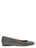 Black Goatskin Ballet Flats