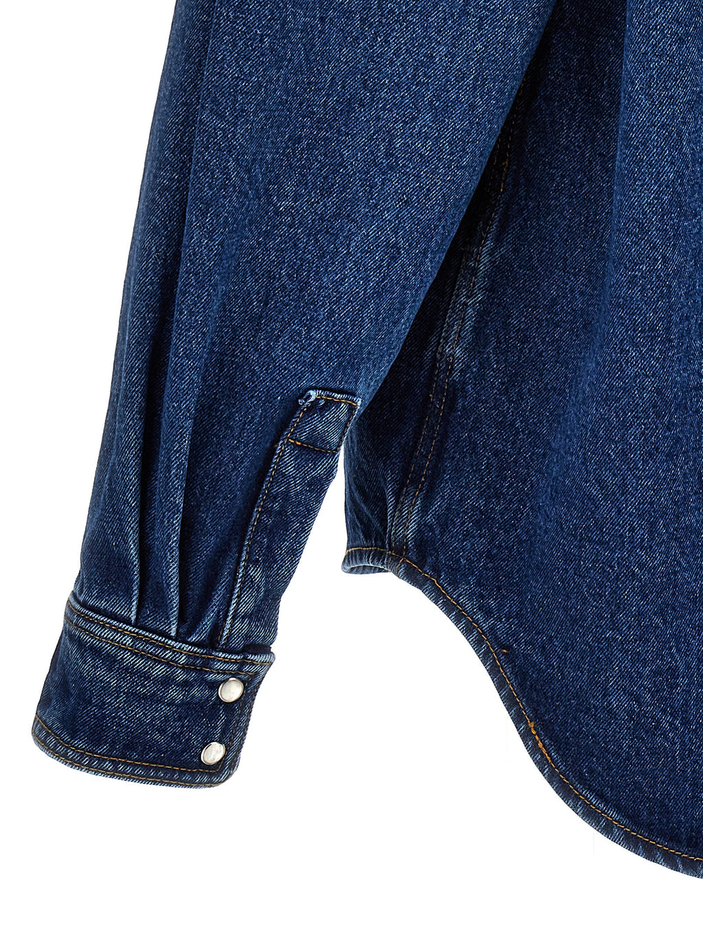 Blue Polyester Denim Jacket