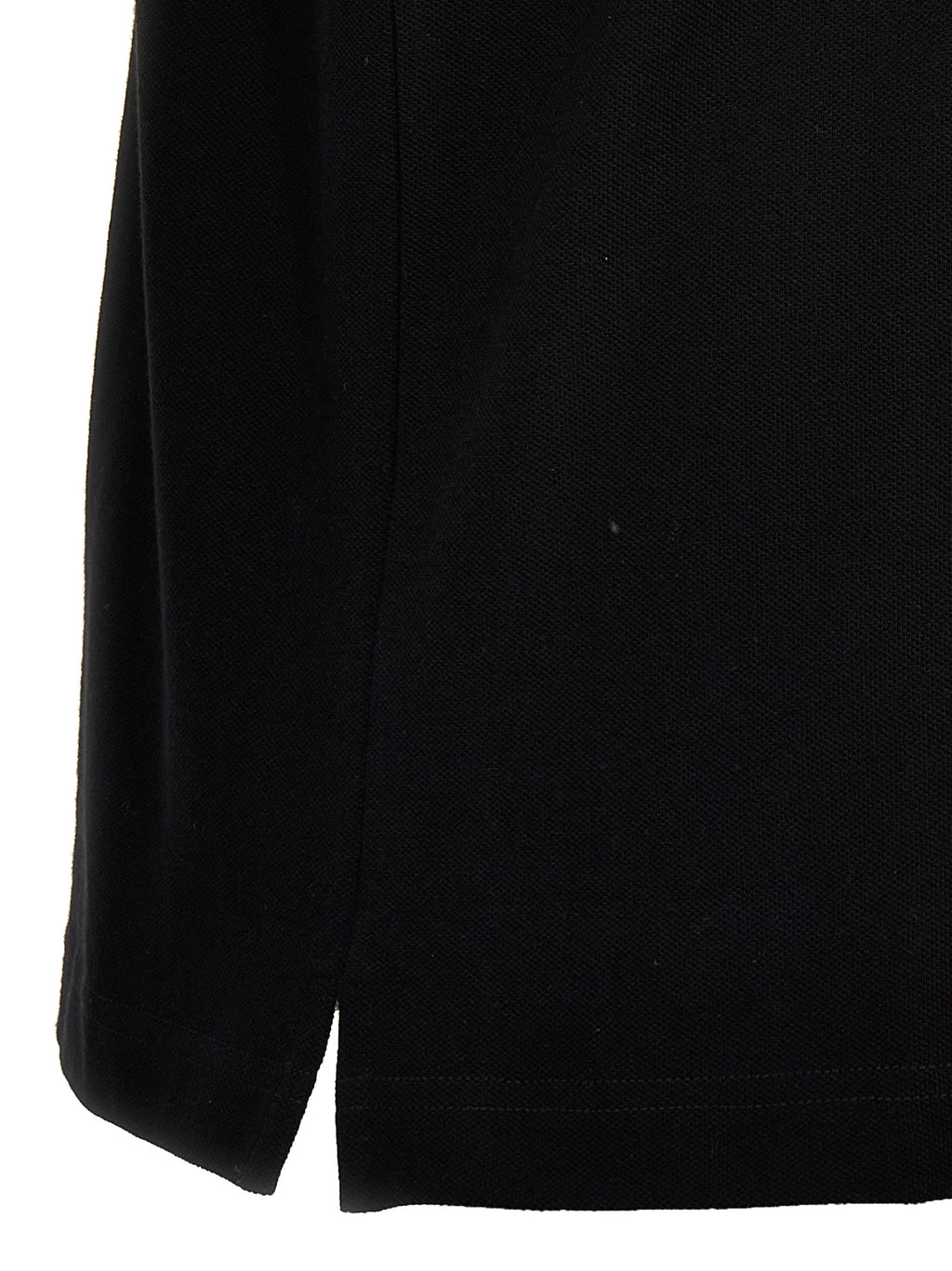 Black Polyester Polo Shirt