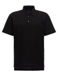 Black Cotton Polo Shirt