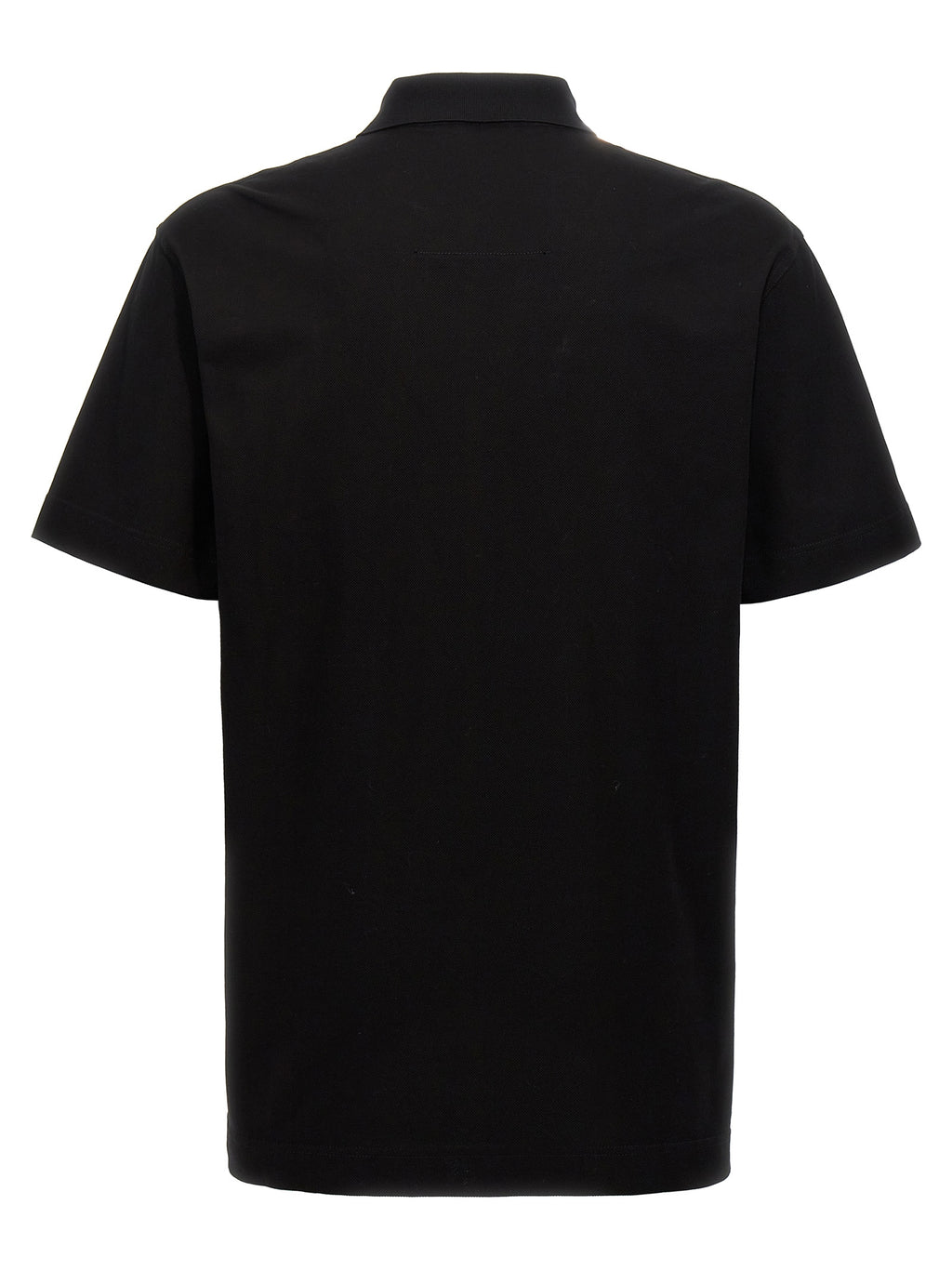 Black Cotton Polo Shirt