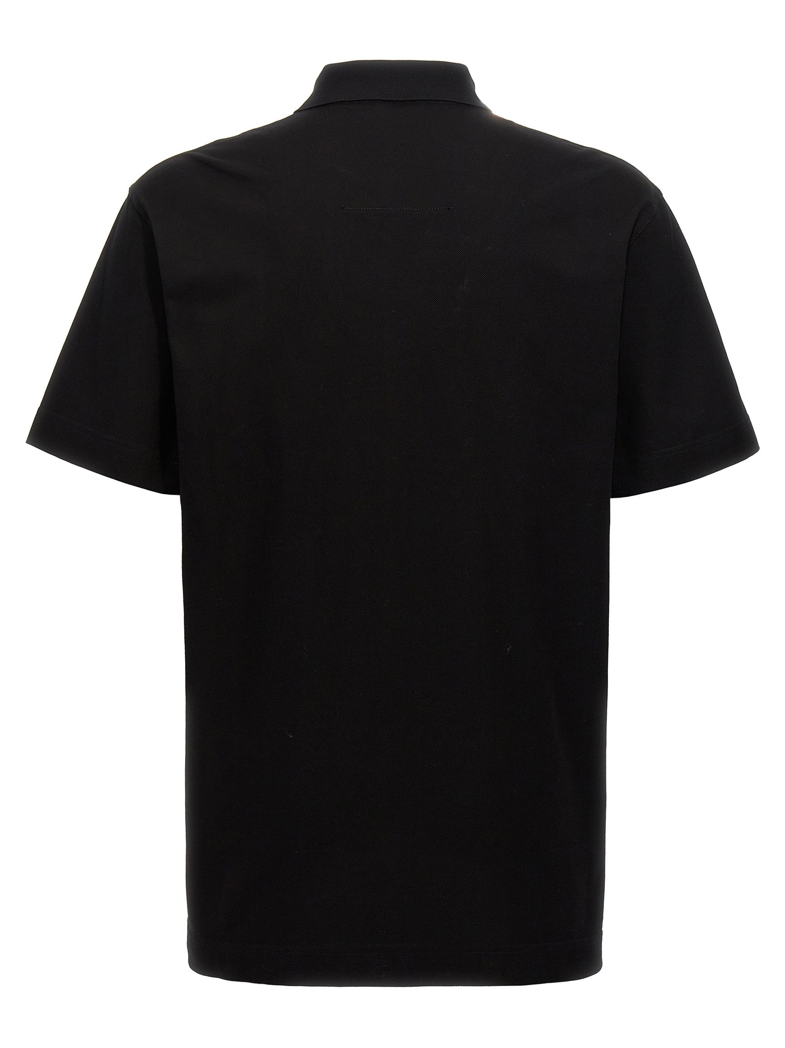 Black Cotton Polo Shirt