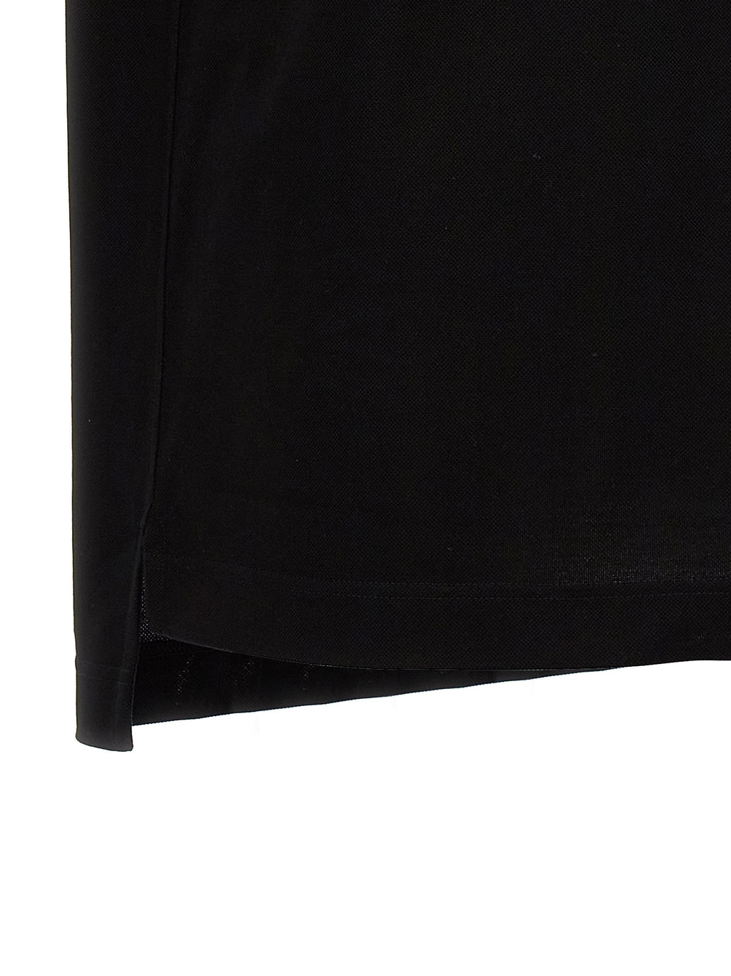 Black Cotton Polo Shirt