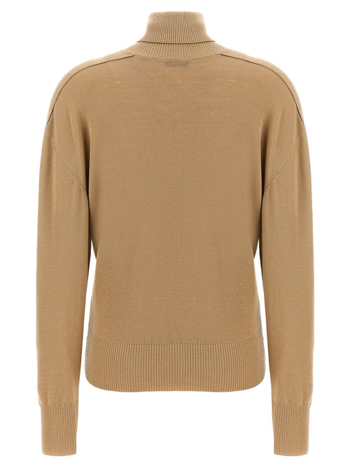 Beige Wool Cardigan