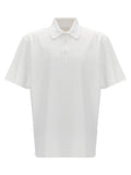 White Cotton Polo Shirt