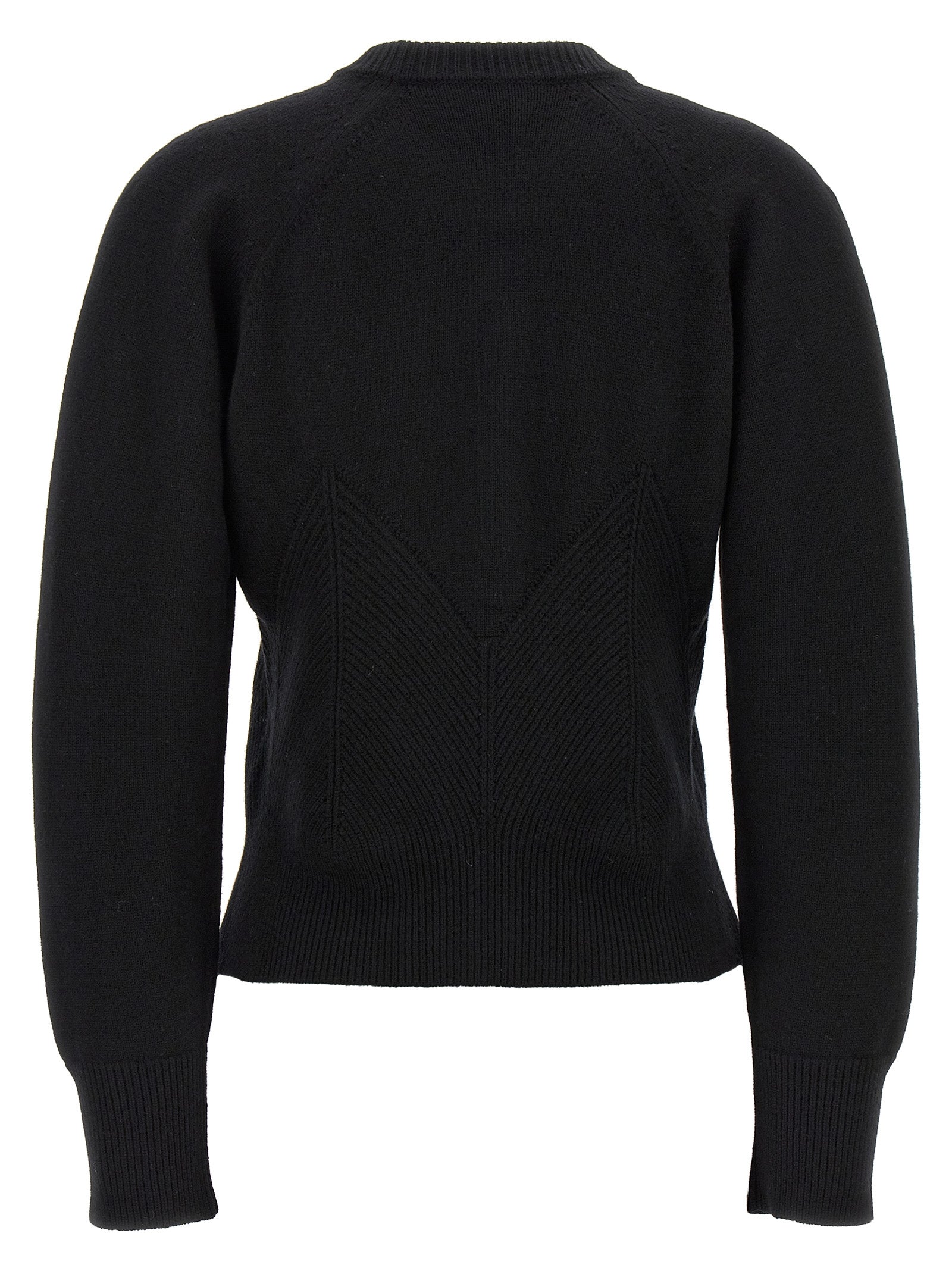 Black Wool Cardigan