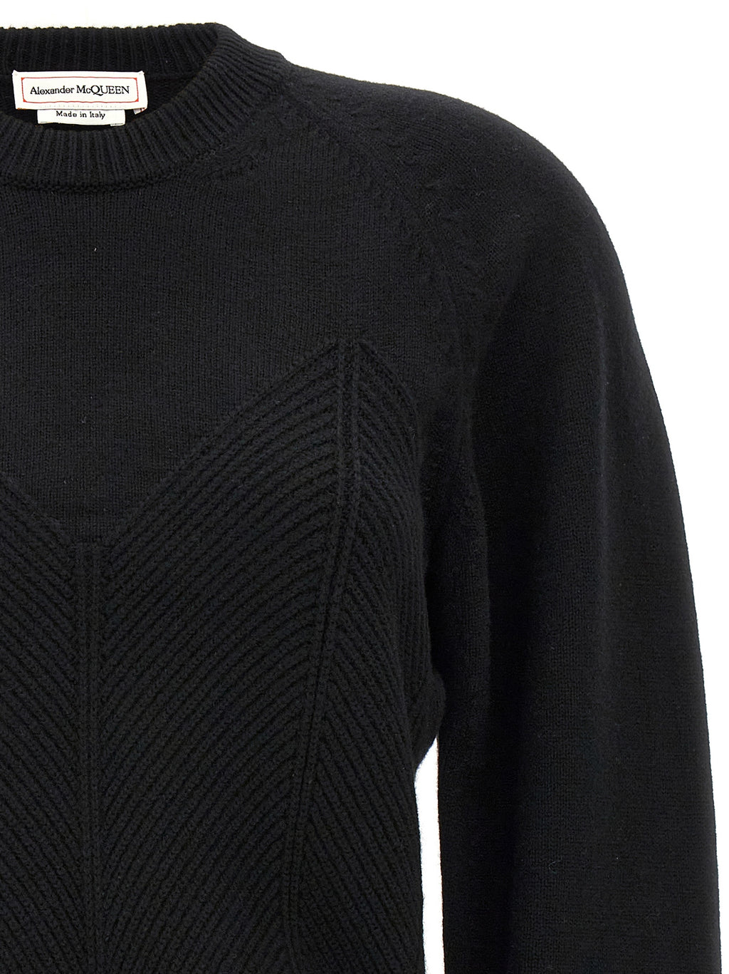 Black Wool Cardigan