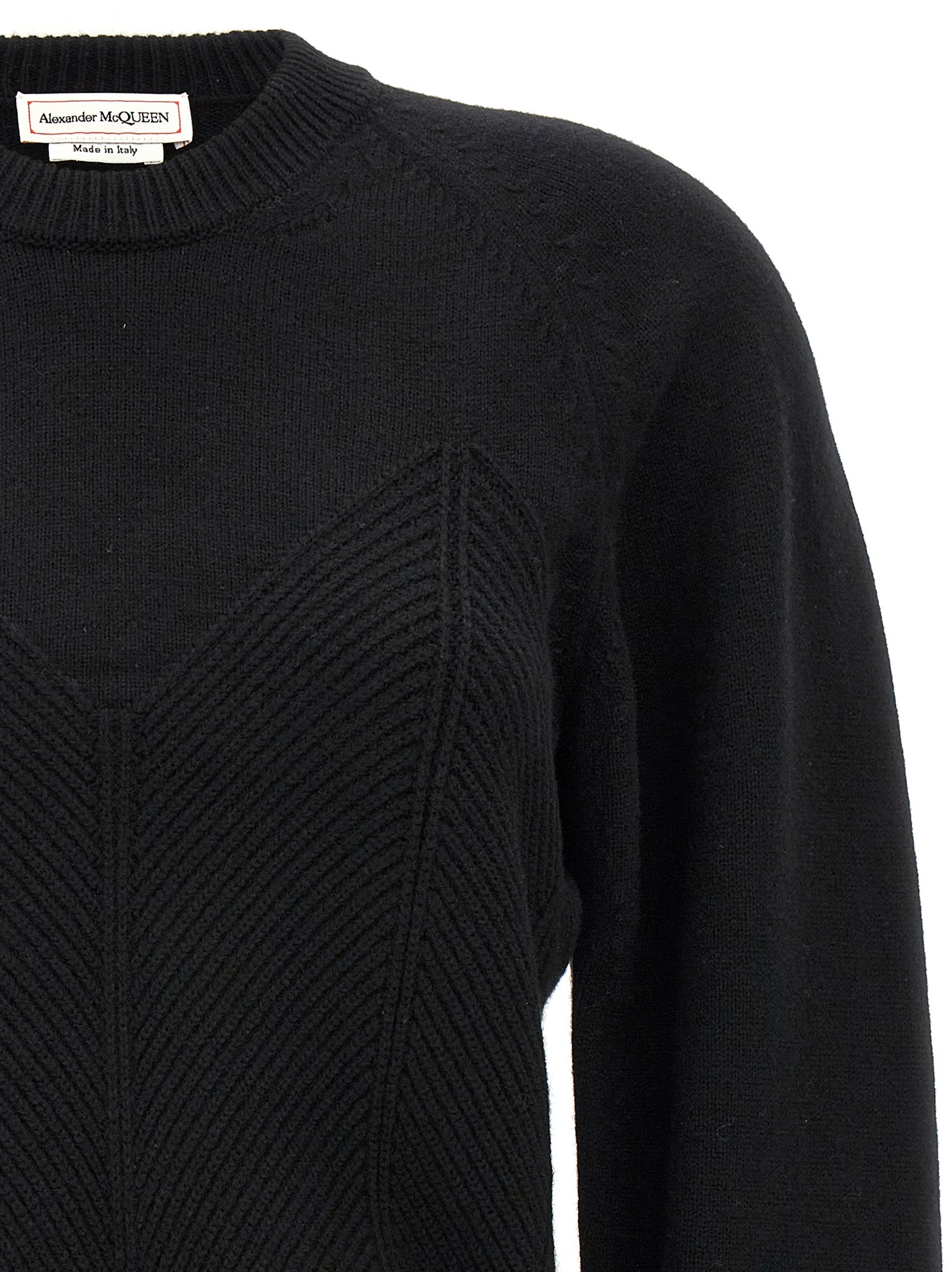 Black Wool Cardigan