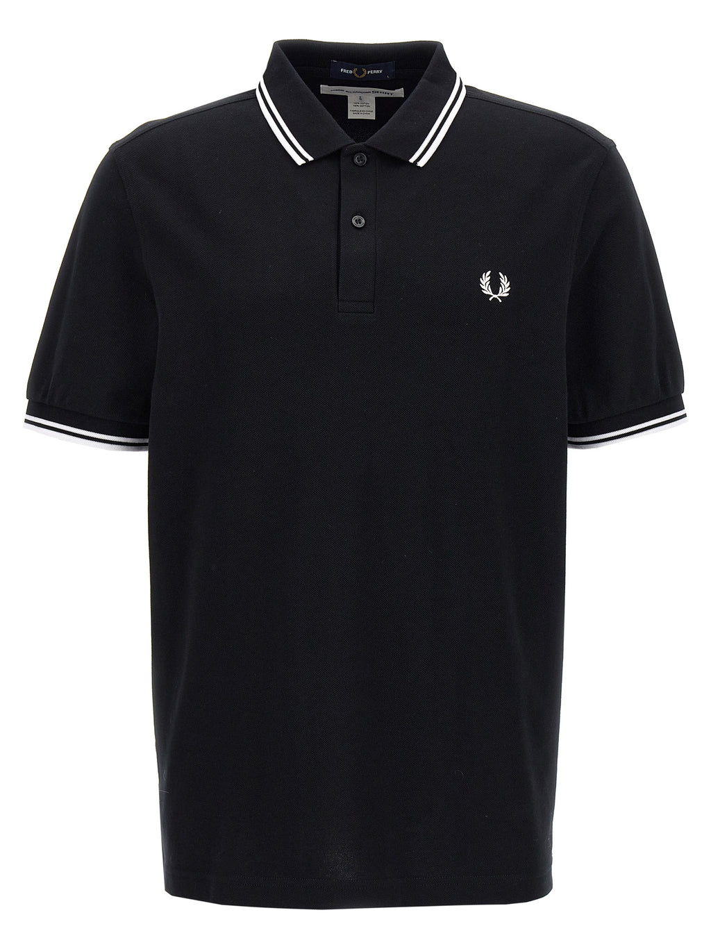 Bicolor Cotton Polo Shirt