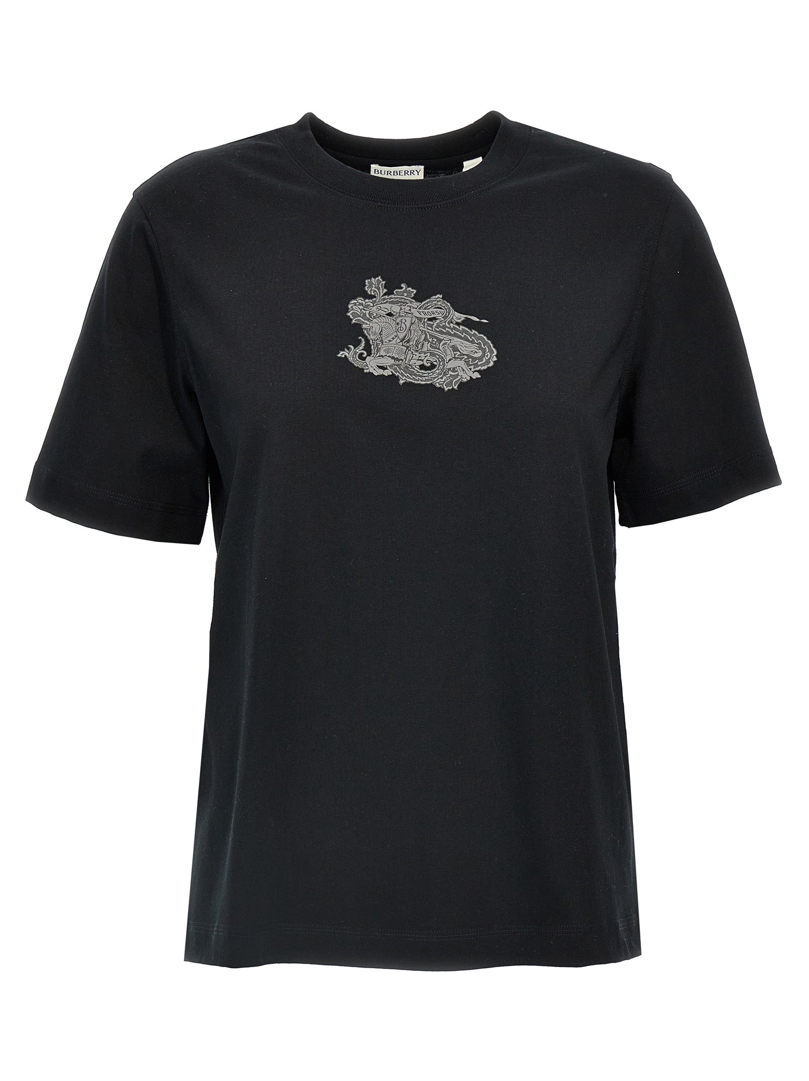 Black Cotton T-Shirt