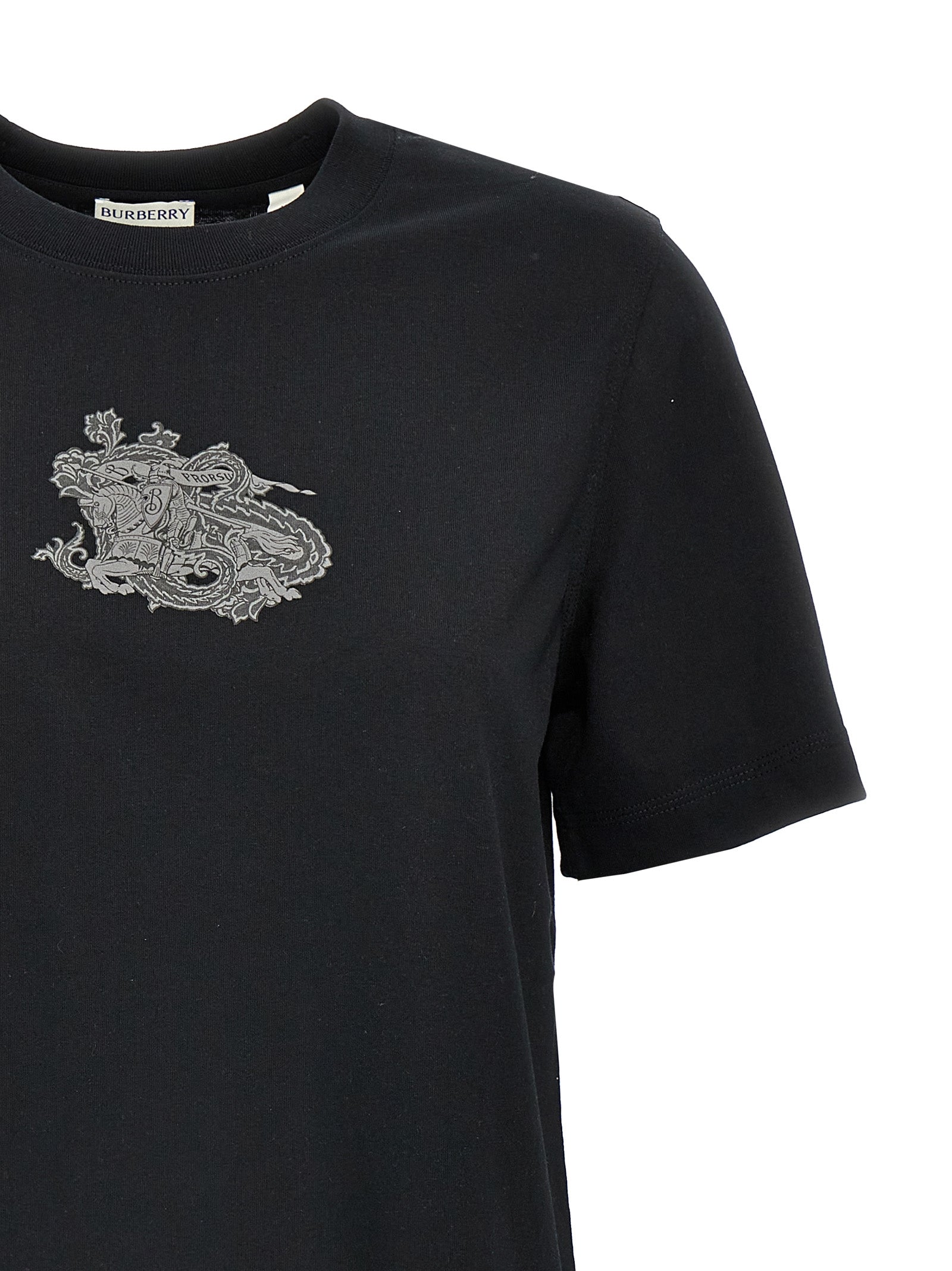 Black Cotton T-Shirt
